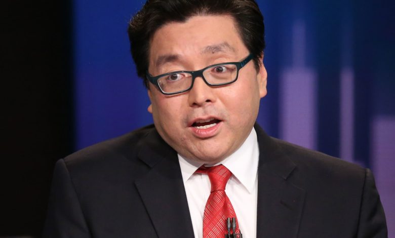 Tom Lee says this is the worst market overreaction since 2020