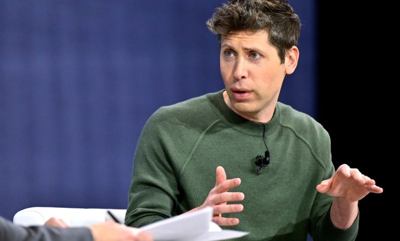 Sam Altman speaks onstage during The New York Times Dealbook Summit 2024.