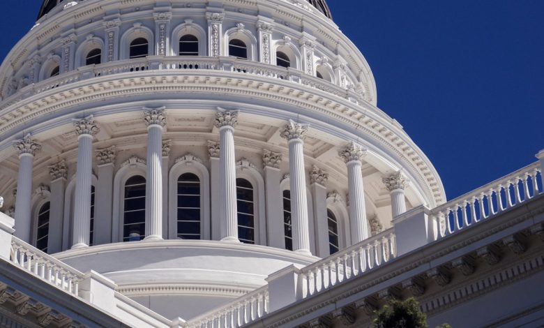 dome of California State Capitol Building, Sacramento