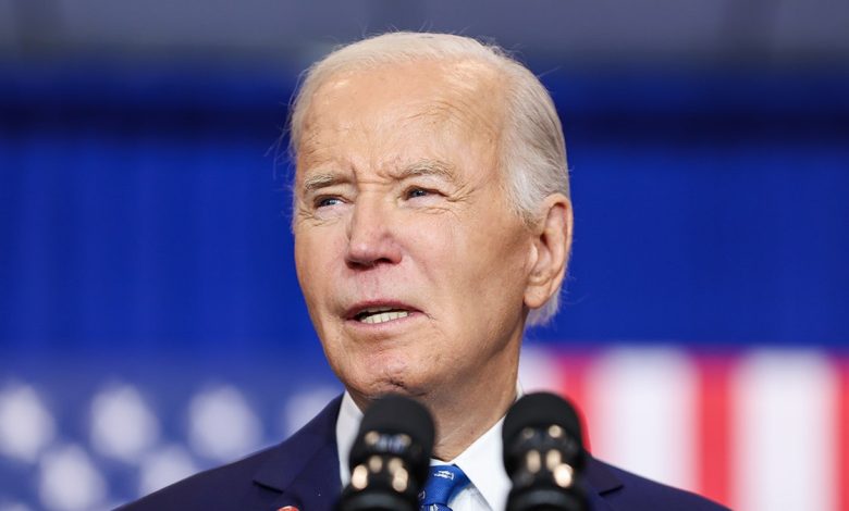 President Joe Biden closeup shot