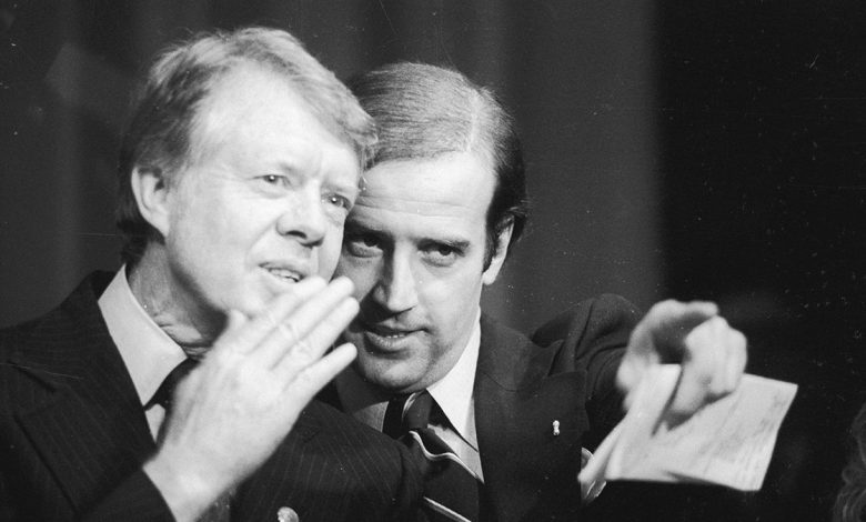 President Carter with then-Sen. Biden in 1980