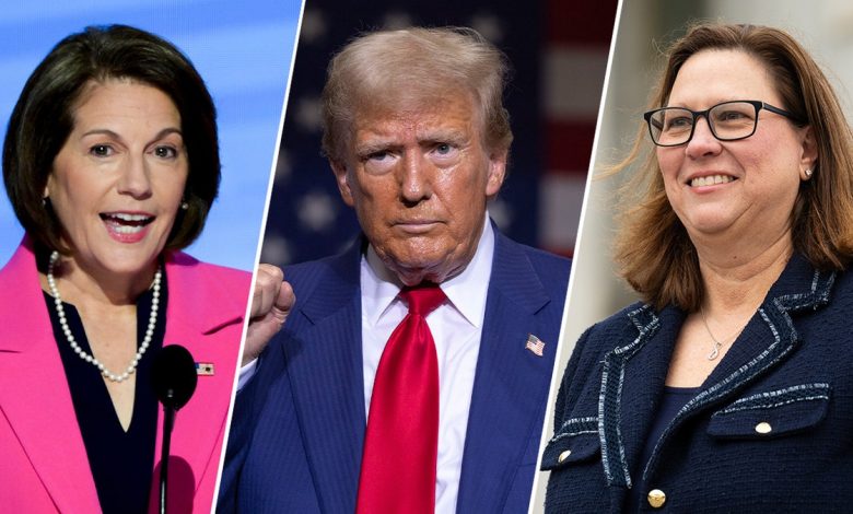 Donald Trump, Julie Johnson, Catherine Cortez Masto