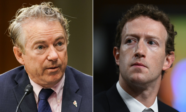 Zuckerberg Rand Paul