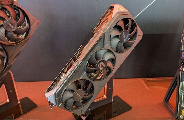 Gigabyte's RX 9070 XT GPU.