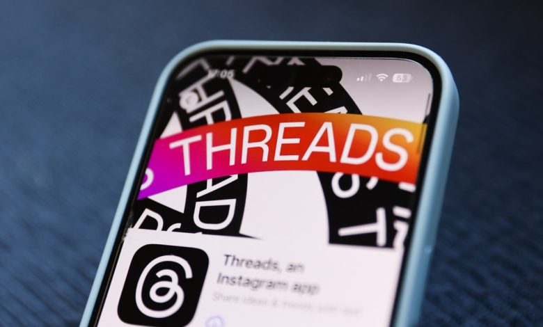 Threads on App Store is seen in this illustration photo.