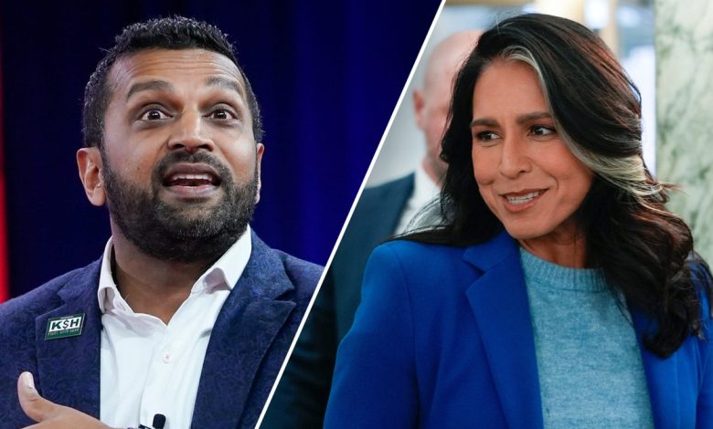 Kash Patel and Tulsi Gabbard split