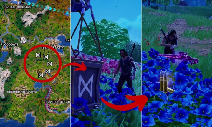 Searching Monarch Supply Drops in Fortnite