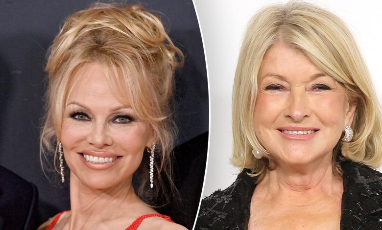 Pamela Anderson tells Martha Stewart her mother urged her to pose for Playboy to cure her shyness