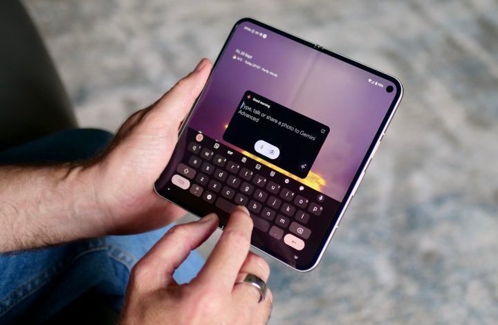 Gemini Advanced on the Google Pixel 9 Pro Fold.