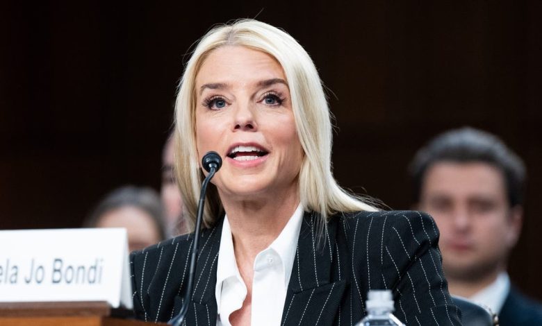 Pam Bondi testifying