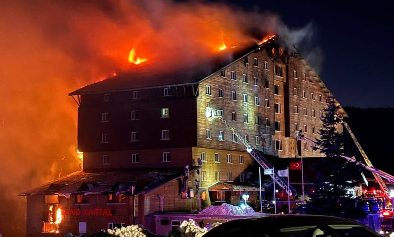 Scores killed after flames engulf hotel at popular Turkish ski resort