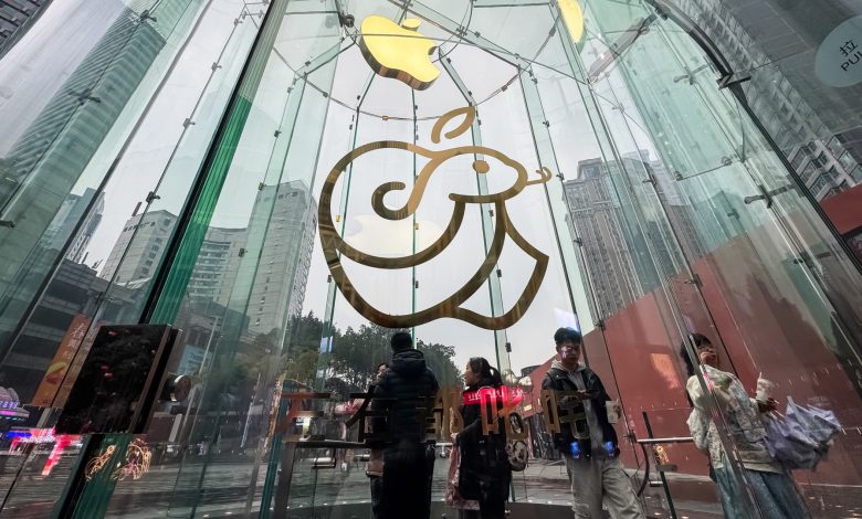 Apple shares fall after China reportedly considers probe into App Store