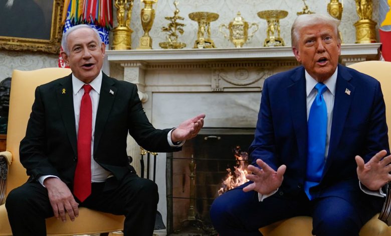 Trump and Netanyahu at White House news conference