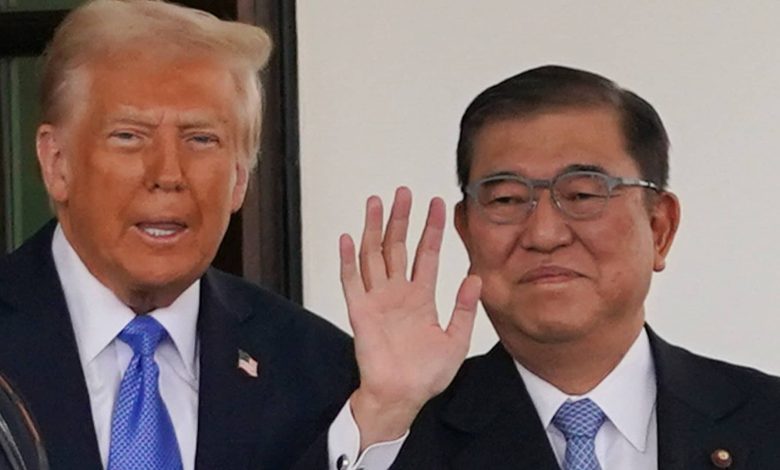 Trump and Japanese prime minister hold press conference