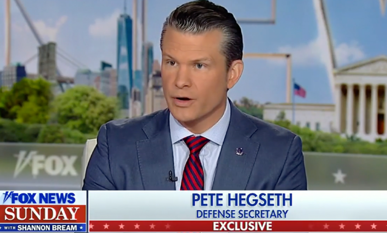 SecDef Hegseth on Fox News