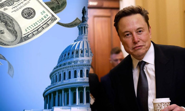 Elon Musk and US Capitol