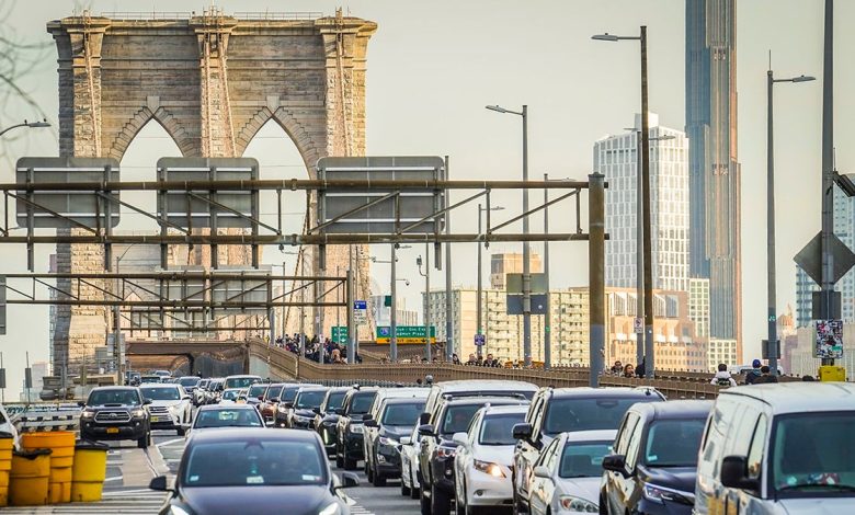 Traffic lower Manhattan