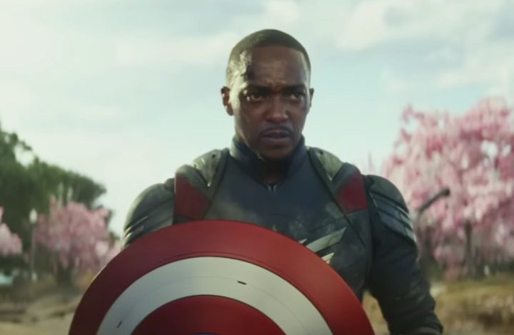 Sam Wilson holds the shield in "Captain America: Brave New World."