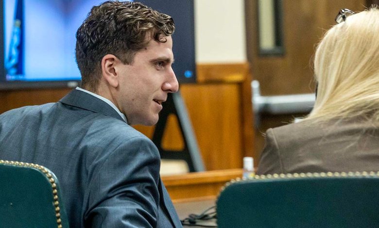 Bryan Kohberger looks on while in the courtroom