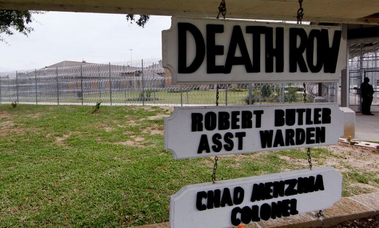 Death row sign