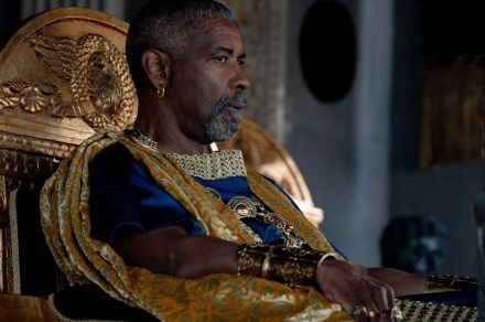 Denzel Washington isn't worried about his 'Gladiator II' Oscar snub