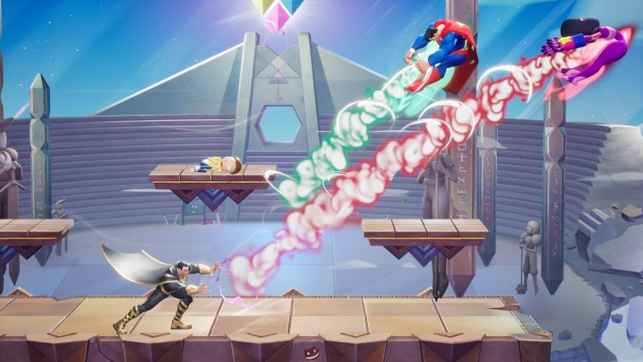 Black Adam fights in MultiVersus.