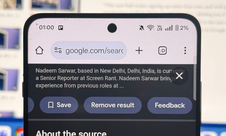 Request for removing data from Google Search