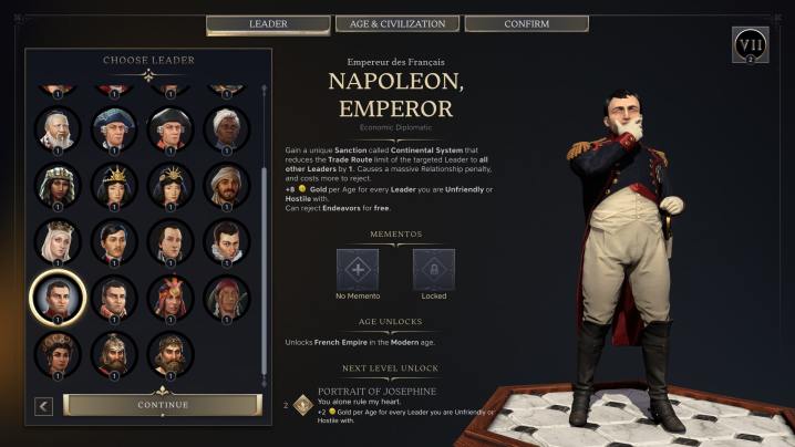 A leader in Civilization 7.