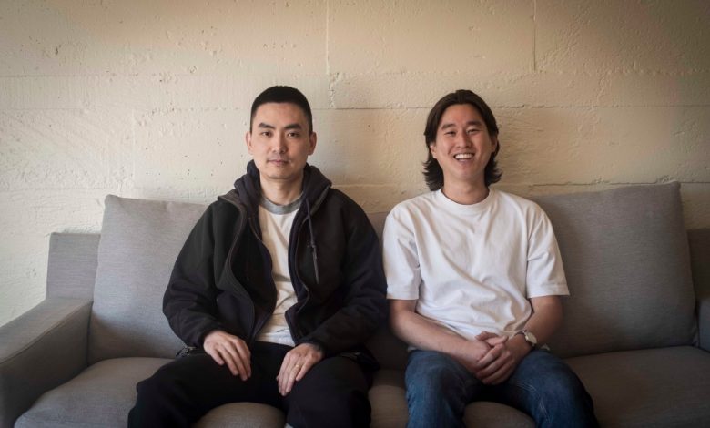 Image of Suger founders Chengjun Huang (left) and Jon Yoo (right).