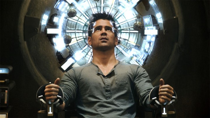 Colin Farrell in Total Recall.