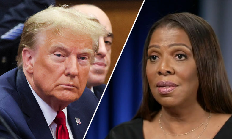 Donald Trump and Letitia James