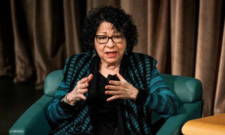 U.S. Supreme Court Justices Sonia Sotomayor speaking