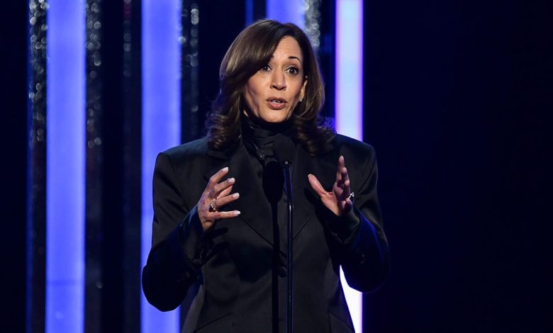 Harris gives acceptance speech at NAACP awards