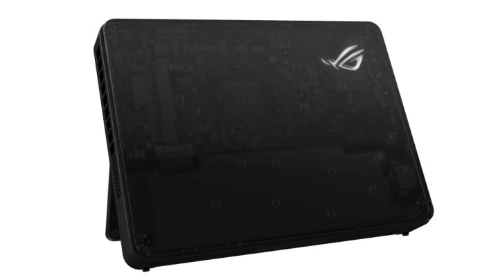 Front view of the Asus ROG XG Mobile 2025 eGPU