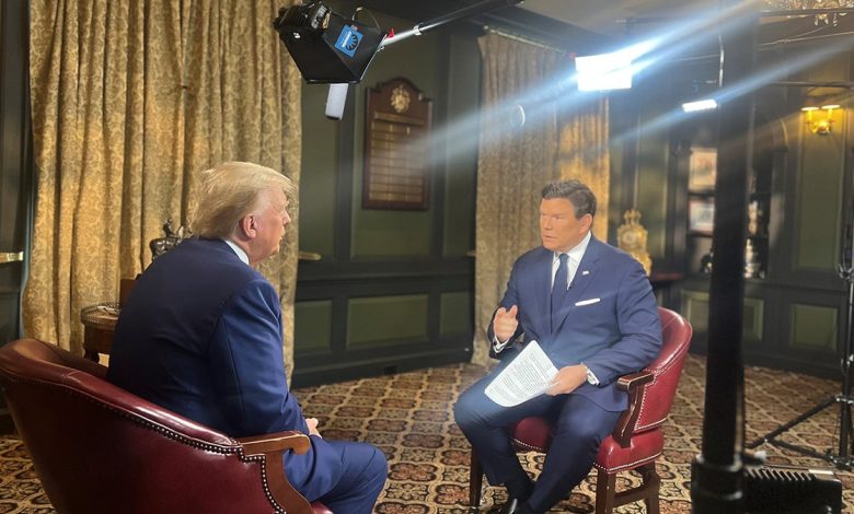 Trump and Bret Baier