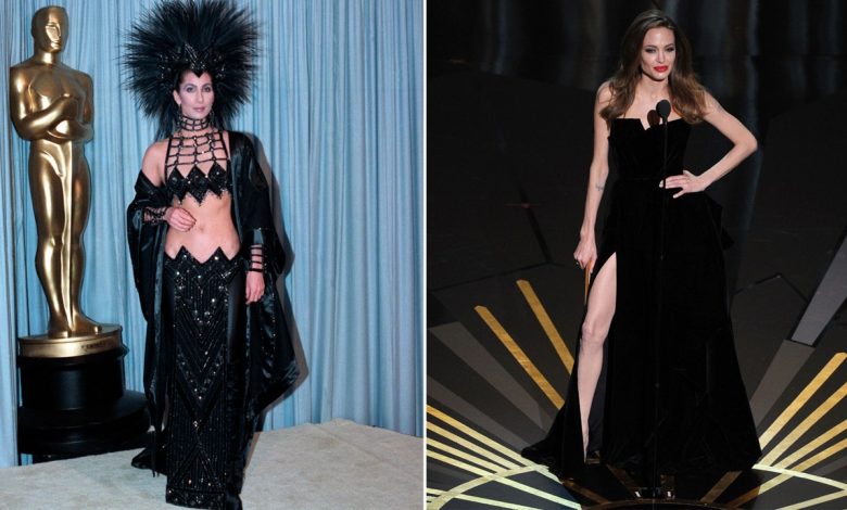 Cher, Angelina Jolie, others who have stunned on Oscars red carpets of the past