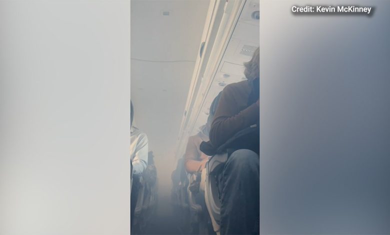 haze in Delta cabin