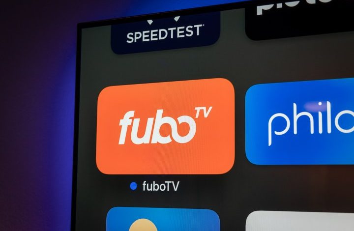 FuboTV icon on Apple TV.