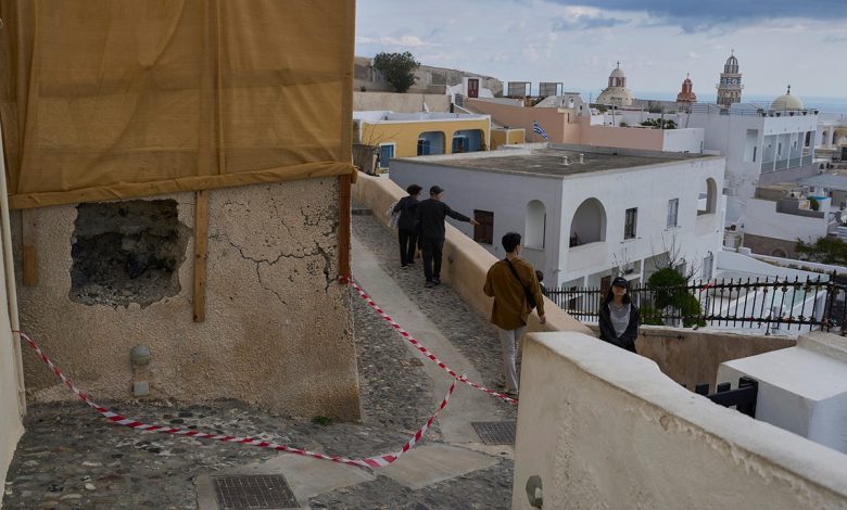 Greek island Santorini evacuated after earthquakes shake tourist destination