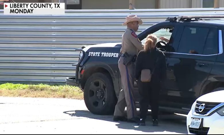 Texas DPS officer at his unit.