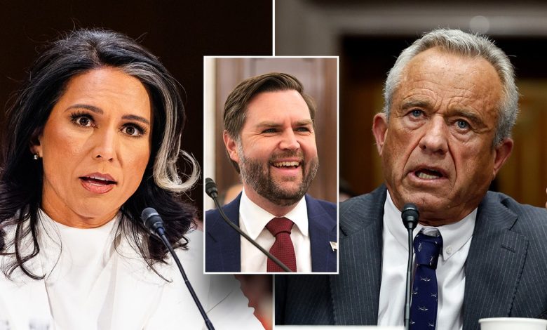 Tulsi Gabbard, JD Vance, RFK Jr.