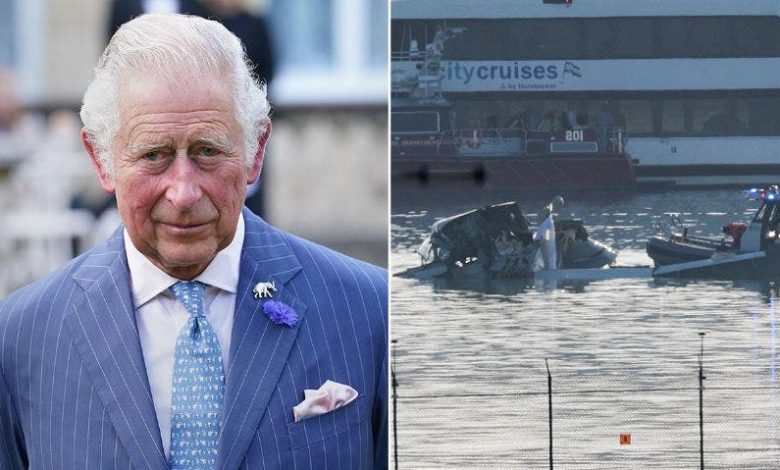 King Charles says 'our hearts' with US after 'devastating loss of life' in DC plane crash