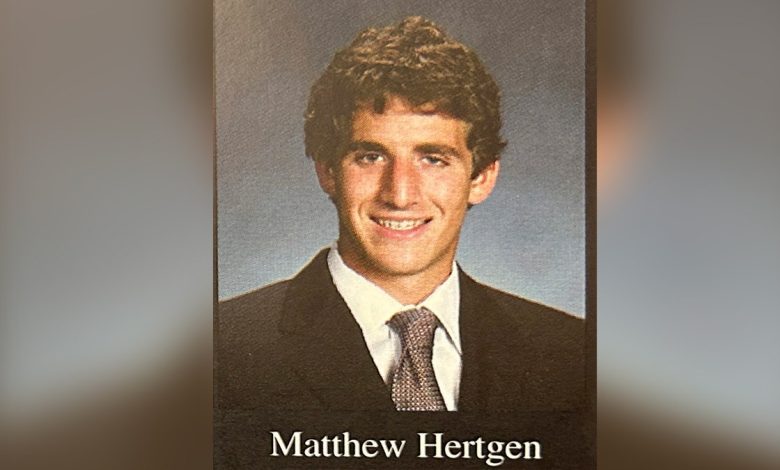 Matthew Hertgen, Princeton resident who allegedly murdered his brother is seen in a yearbook photo