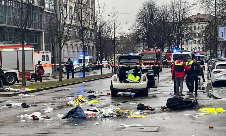 Car driver in Munich plows into crowd 1 day before Vance and world leaders gather for security conference