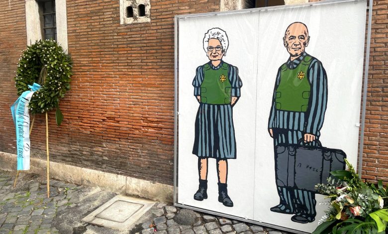 Defaced Holocaust mural finds new home in Rome's Shoah Museum