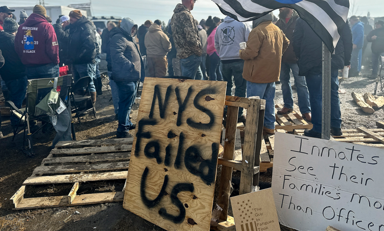 Correctional officers protest