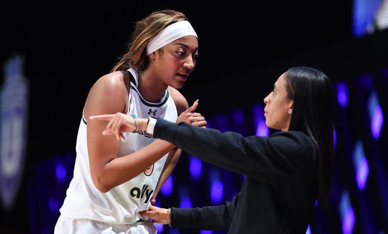 Angel Reese screams at coach after fouling out, then posts cryptic message