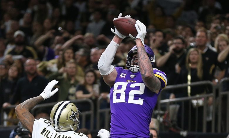 Ex-NFL player Kyle Rudolph discusses Vikings' QB decision, referees, the Super Bowl and NFL Draft giveaways