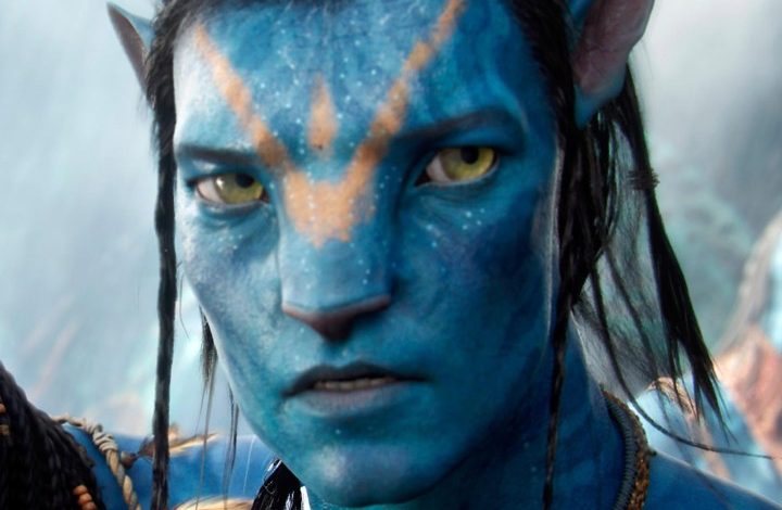 Sam Worthington as a Na'vi in Avatar close-up