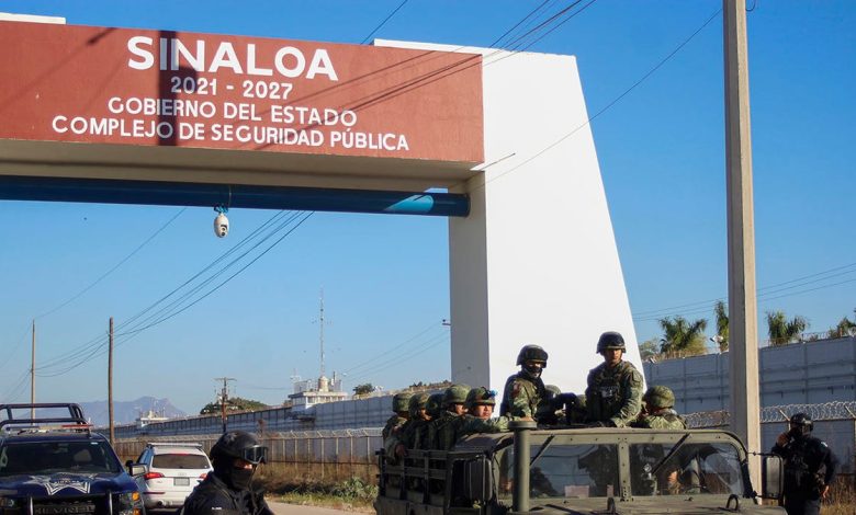 Mexican troops in Sinaloa, Mexico